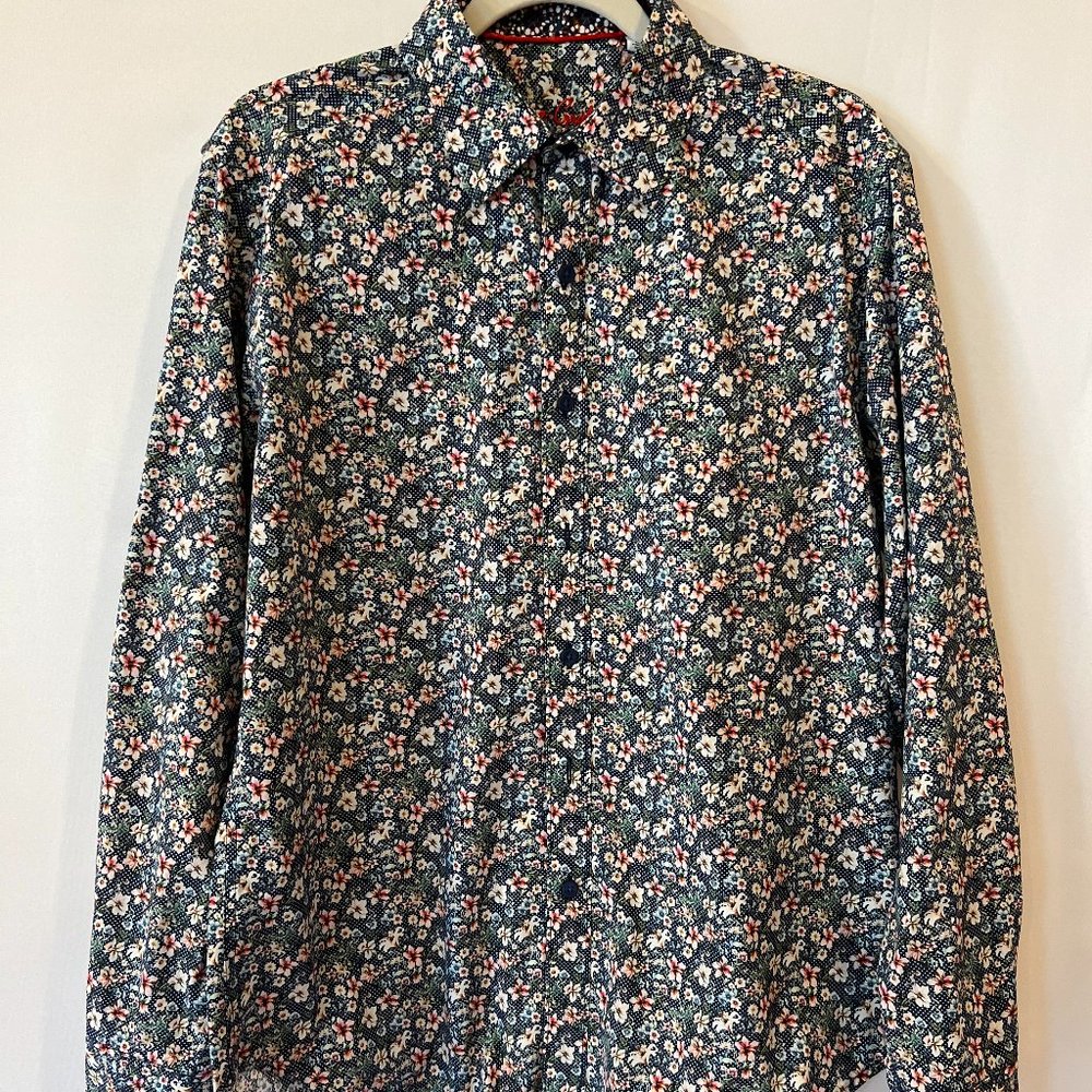 Robert Graham men's shirt floral size M Retail $298